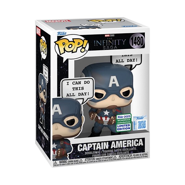 Funko Pop - Infinity Saga - Captain America 1480 (Wondercon 2025)