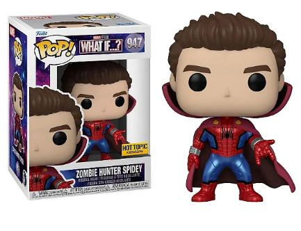 Funko Pop - Marvel: What If... - Zombie Hunter Spidey 947  (HOTTOPIC)