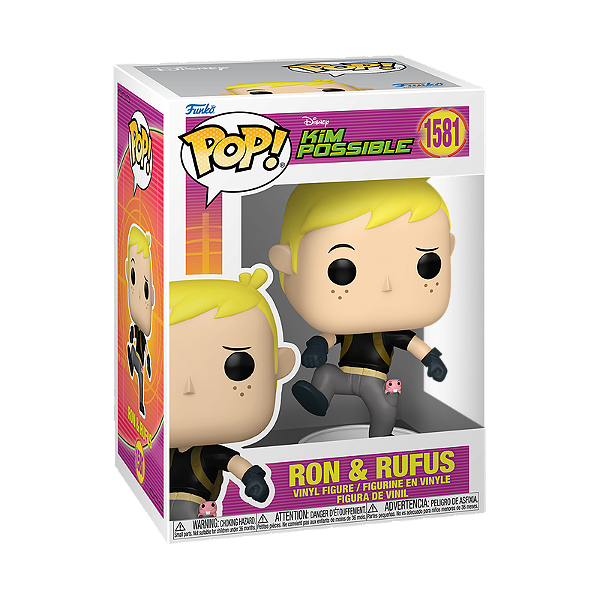 [PRE-VENDA] Funko Pop - Kim Possible - Ron & Rufus 1581