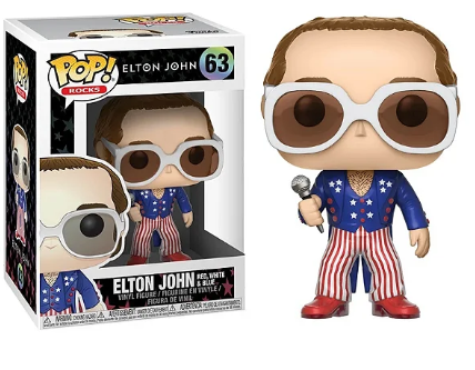 Funko Pop - Rocks: Elton John - Elton John Red White & Blue 63