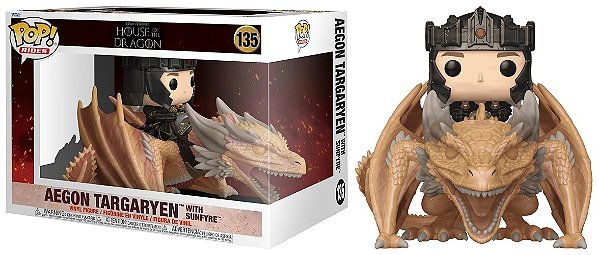Funko Pop - House of the Dragon - Aegon Targaryen With Sunfyre 135