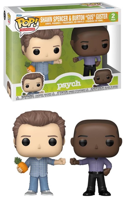 [PRÉ-VENDA] Funko Pop - Psych - 2 Pack Shawn Spencer & Burton "Gus" Guster
