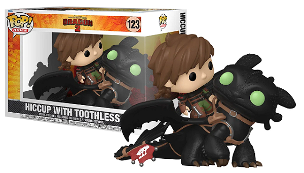 Funko Pop - How to Train your Dragon 2/Como Treinar o Seu Dragão 2  - Hiccup With Toothless 123