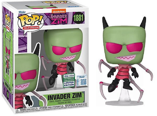 Funko Pop - Invader ZIm - Invader Zim 1881 (Wondercon 2025)