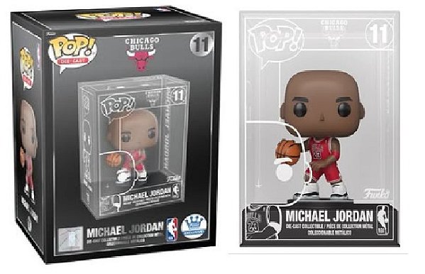 [PRÉ-VENDA] Funko Pop - Chicago Bulls - Michael Jordan 11 (Funko Shop) Die-Cast