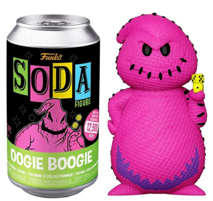 Funko Soda -  O Estranho Mundo de Jack Skelligton/Nightmare before Christmas - Oogie Boogie Black Light