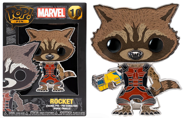 Funko Pop Marvel: Guardioes da Galaxia - Pin Rocket 10