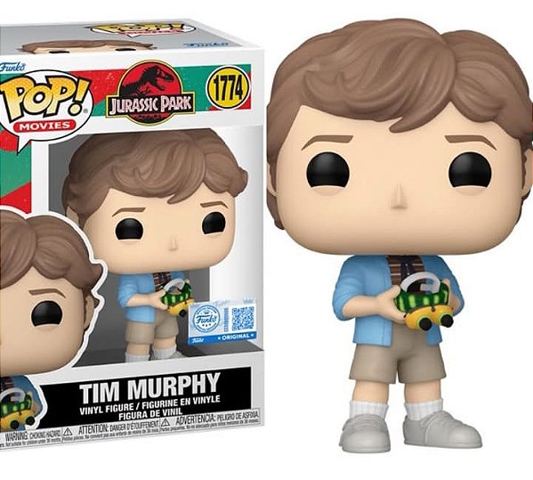 [PRÉ-VENDA]  Funko Pop - Jurassic Park - Tim Murphy 1774