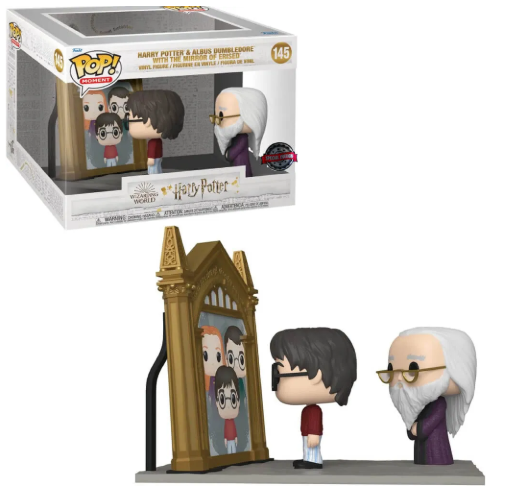 Funko Pop - Harry Potter - Harry Potter & Albus Dumbledore with the Mirror of Erised Espelho de Ojesed 145  (SE)