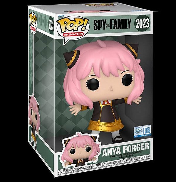 [PRÉ-VENDA] Funko Pop - Spy Family - Anya Forger 2023 Sized 10"