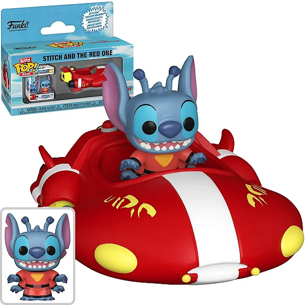 [PRÉ-VENDA] Funko Pop Bitty Rides - Lilo & Stitch - Stitch and the Red One