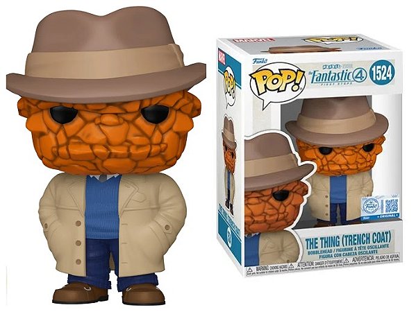[PRÉ-VENDA] Funko Pop - The Fantastic 4 - The Thing (Trench Coat) 1524