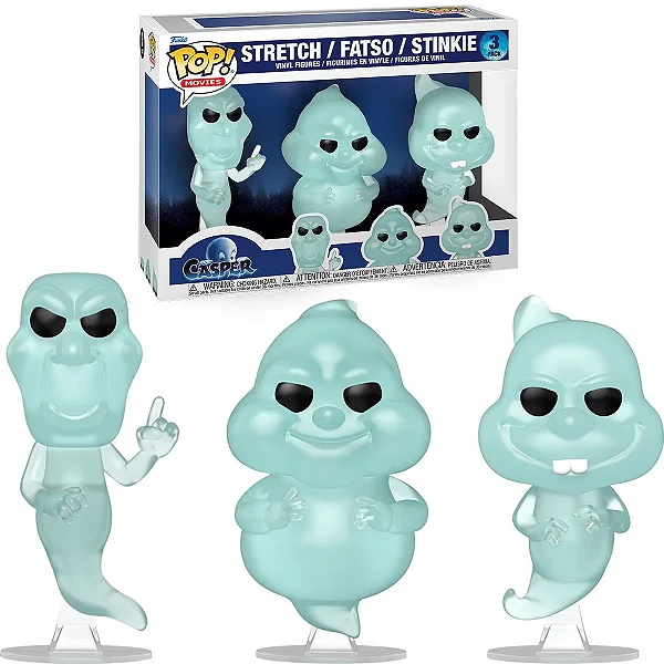 [PRÉ-VENDA] Funko Pop - Casper - 3 Pack Stretch/Fatso/Stinkie
