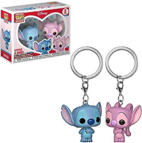[PRÉ-VENDA] Funko Pocket - Disney: Lilo & Stitch - Keychain 2 Pack Stitch & Angel