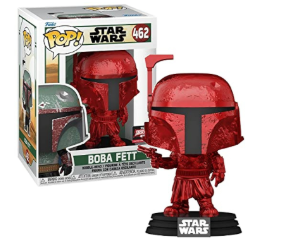 Funko Pop - Disney: Star Wars - Boba Fett Red Chrome 462  (TargetCon22)
