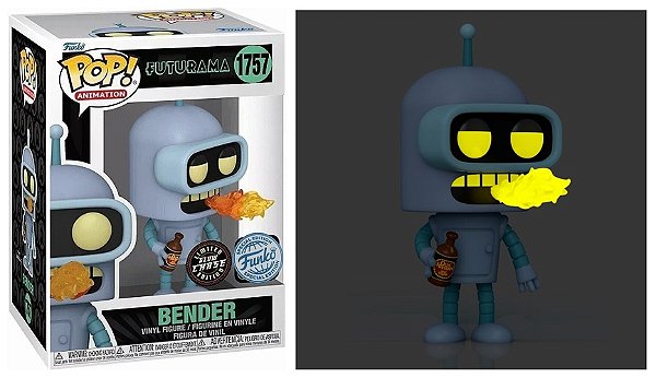 Funko Pop - Futurama - Bender 1757 GITD Chase (Special Edition)
