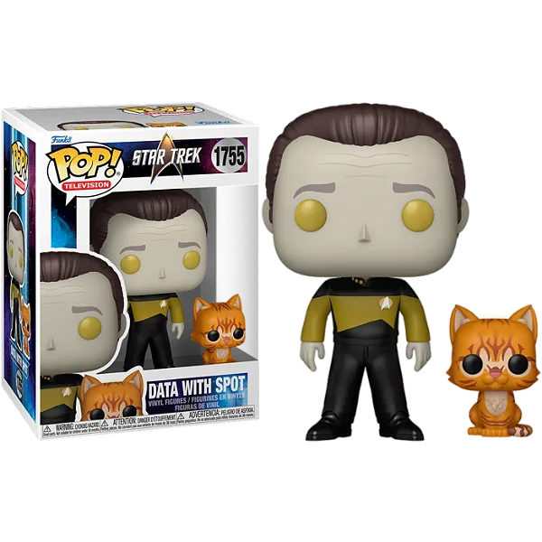 [PRÉ-VENDA] Funko Pop - Star Trek - Data with Spot 1755