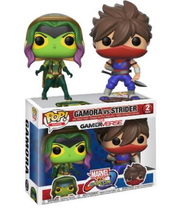 [*PRÉ-VENDAS*] Funko Pop - Games: Marvel vs. Capcom -  2 Pack Gamora Vs Strider