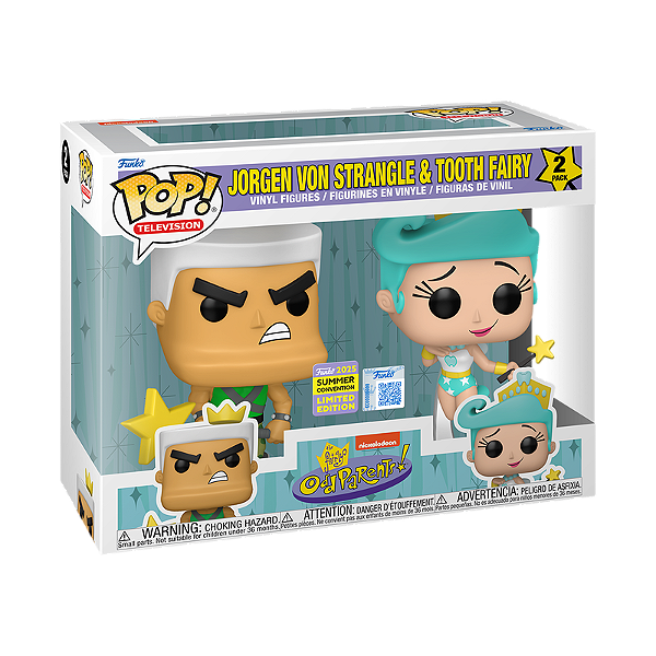 [PRÉ-VENDA] Funko Pop - Fairly Pdd Parents - Jorgen Von Strangle & Tooth Fairy 2-Pack