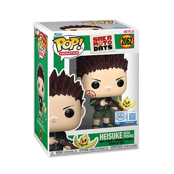 [PRÉ-VENDA] Funko Pop - Saka Moto Days - Heisuke with Piisuke 2062
