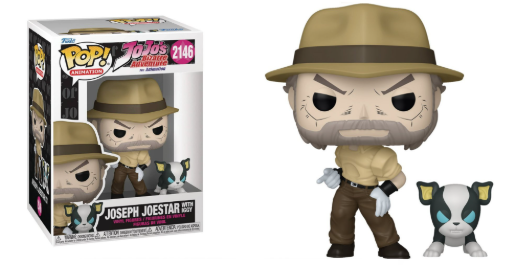 [PRÉ-VENDA] Funko Pop-  JoJo's Bizarre Adventure - Joseph Joestar and Iggy  2146