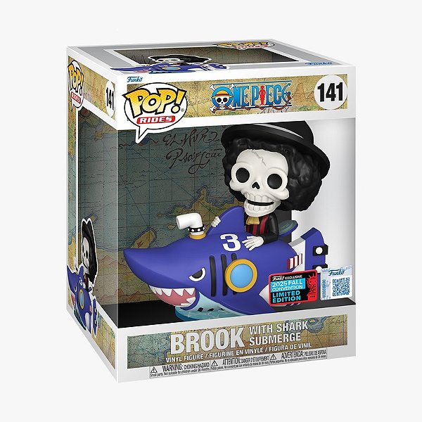 [PRÉ-VENDA] Funko Pop - One Piece - Brook with Shark Submerge 141 (NYCC 2025)