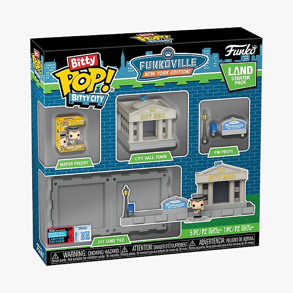 [PRÉ-VENDA] Funko Pop Bitty - Funkoville New York Edition - Bitty City Land Starter Pack (NYCC 2025)