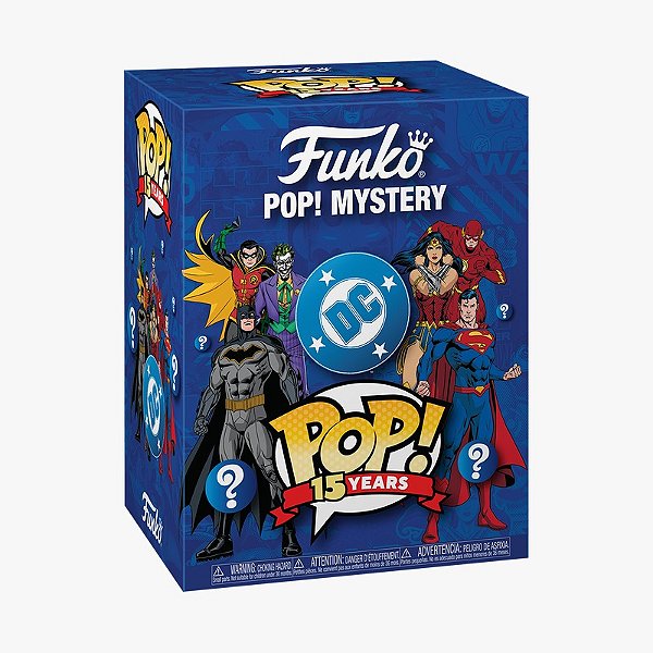 [PRÉ-VENDA] Funko Pop - DC Comics Metallic - Mystery Pop 15 Years