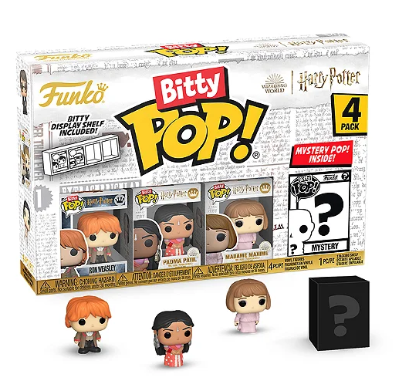 Funko Pop - Bitty  Harry Potter - 4 pack Ron Weasley,/Padma Patil/Madame Maxime/Surpresa