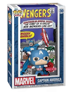[PRÉ-VENDA] Funko Pop - Cover Captain América 30 + Cover Groot 12
