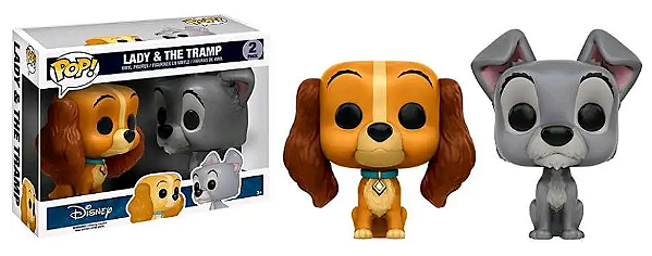 Funko Pop - Disney:  Lady & The Trump - 2 Pack Lady & The Trump (Hot Topic)