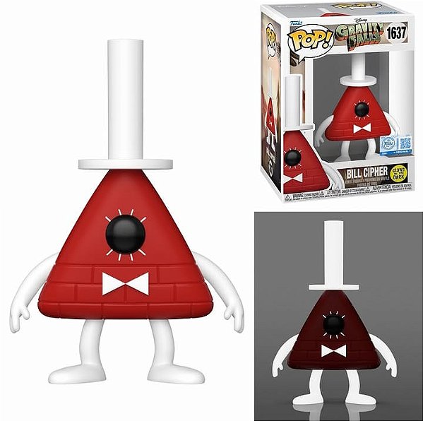 [PRÉ-VENDA] Funko Pop - Gravity Falls - Bill Cipher 1637 GITD