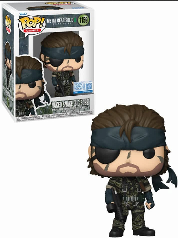 [PRÉ-VENDA] Funko pop - Games: Metal Gear Solid Delta! - Naked Snake (Big Boss) 1159