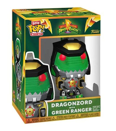 [PRÉ-VENDA] Funko Bitty Pop - Power Ranger: Mighty Morphin - Dragonzord with Green Ranger Bitty Bot