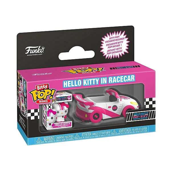 [PRÉ-VENDA] Funko Pop Bitty - Hello Kitty - Bitty Rides Hello Kitty in Racecar
