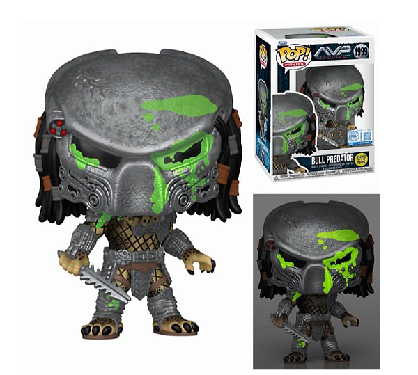 [PRÉ-VENDA] Funko pop - Alien vs Predator - Bull Predator 1999 (GLOW)