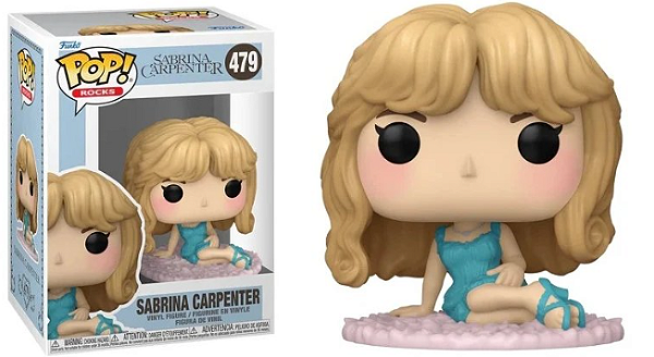 [PRÉ-VENDA] Funko Pop! Rocks: Sabrina Carpenter - Sabrina Carpenter (Night Gown) 479