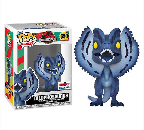 Funko Pop - Jurassic Park - Dilophosaurus Blue 550( Meijer)
