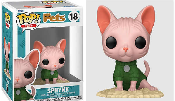 [PRÉ-VENDA] Funko Pop - Pets - Sphynx 18