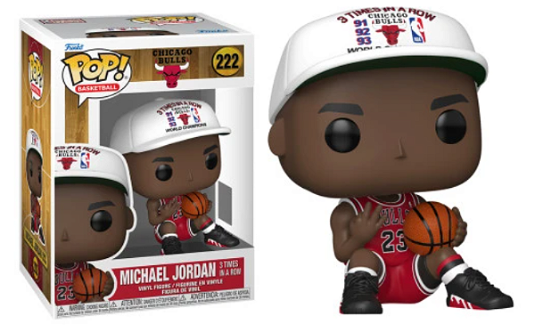 [PRÉ-VENDA] Funko Pop - Michael Jordan 3 Times In A Row - NBA Chicago Bulls 222