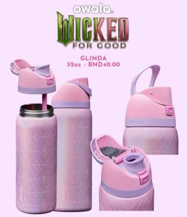 Garrafa Owala - Wicked For Good - Glinda 947ML
