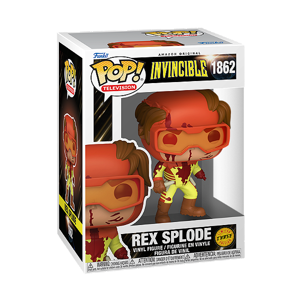 [PRÉ-VENDA] Funko Pop - Invincible - Rex Splode 1862 Chase