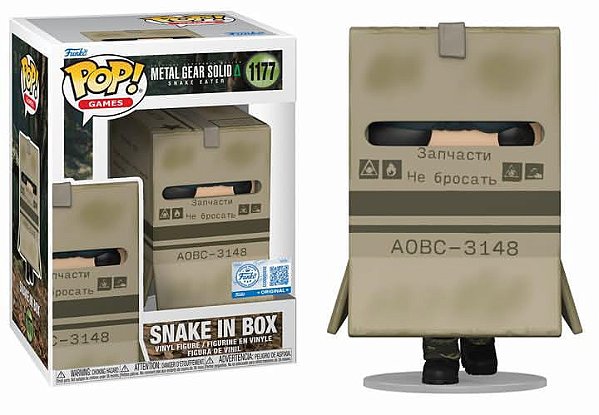 [PRÉ-VENDA] Funko Pop - Metal Gear Solid Delta: Snake Eater - Snake in Box 1177
