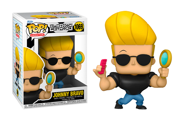 Funko Pop - Johnny Bravo - Johnny Bravo with Mirror & Comb 1069