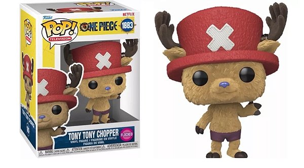 [PRÉ-VENDA] Funko Pop - One Piece Live Action - Tony Tony Chopper 1883 Flocked