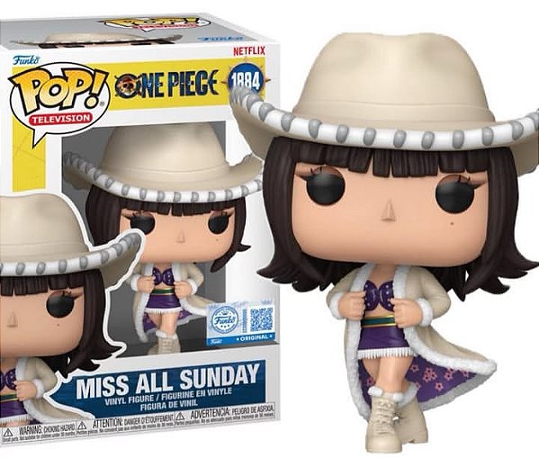 [PRÉ-VENDA] Funko Pop - One Piece Live Action - Miss All Sunday 1884