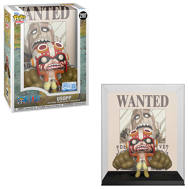 [PRÉ-VENDA] Funko Pop - One Peice - Poster Usopp (Wanted) 2107