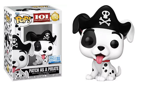 [PRÉ-VENDA] Funko Pop - 101 Dalmatians - Patch as a Pirate 1745