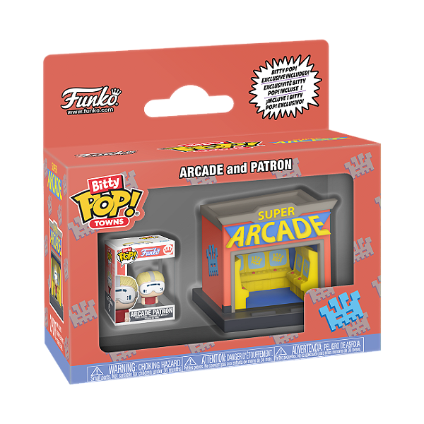 [PRÉ-VENDA] Funko Pop Bitty - Bitty Town Arcade and Patron