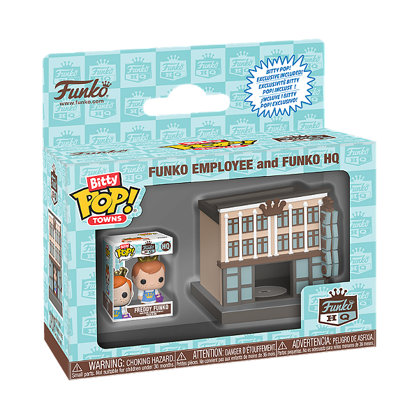 [PRÉ-VENDA] Funko Pop Bitty - Bitty Town Funko Employee and Funko HQ